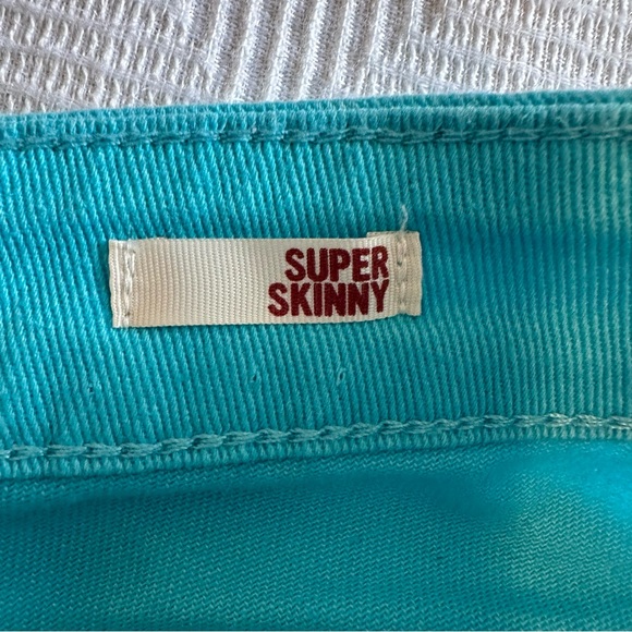 Turquoise Arizona Super Skinny Jeans - Picture 3 of 8